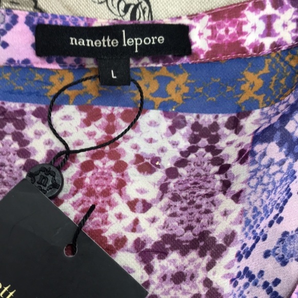 Nanette Lepore Silk Chiffon Ruffled Top - Picture 7 of 7